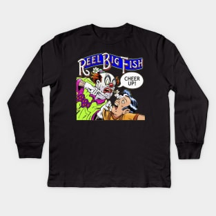 reel big cheer up Kids Long Sleeve T-Shirt